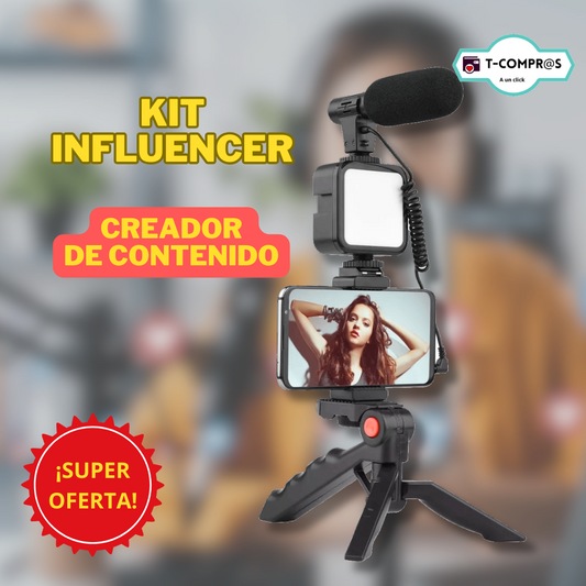 Kit de influencer creador de contenido