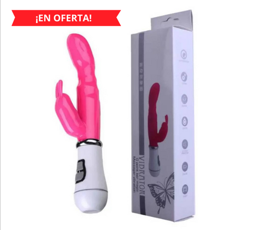 VIBRADOR PUNTO G RABBIT PILAS USB