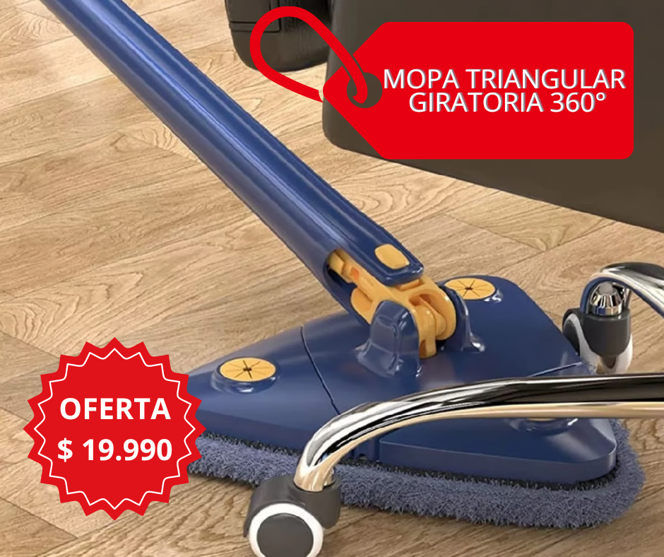 Mopa triangular giratoria 360°