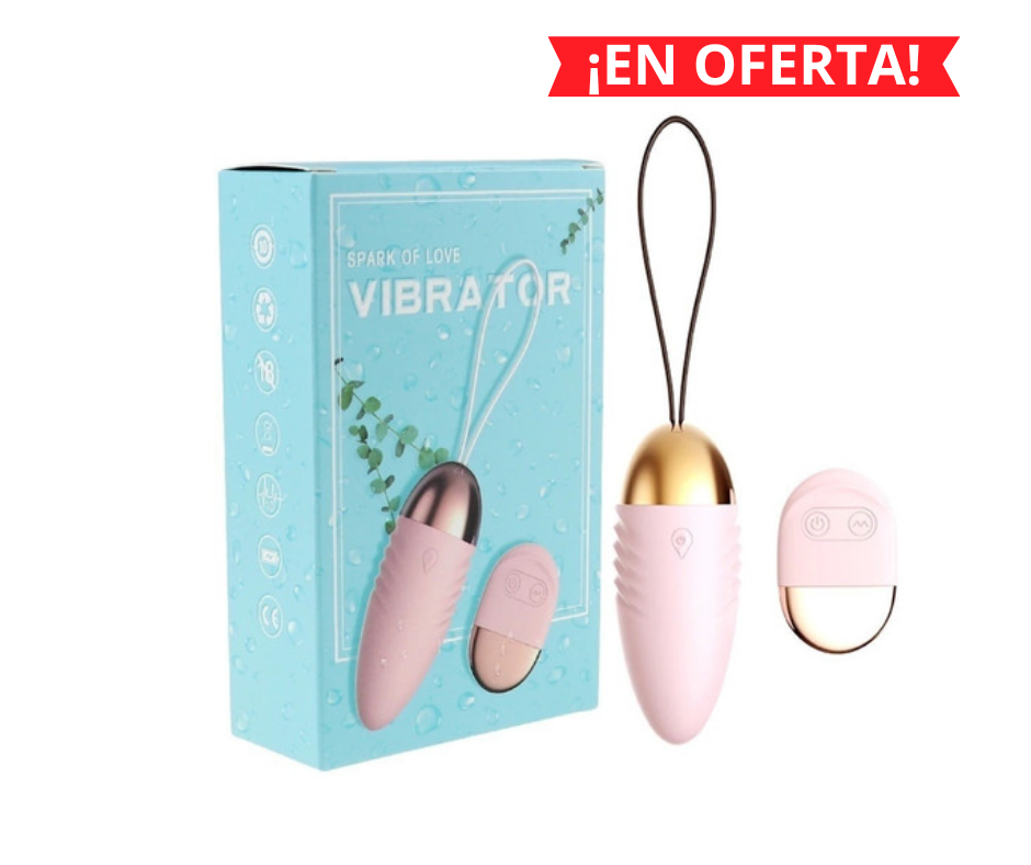 Vibrador de Silicona Portátil + Control